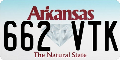 AR license plate 662VTK