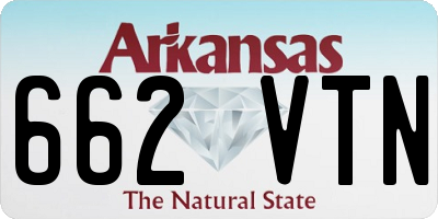 AR license plate 662VTN