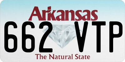 AR license plate 662VTP