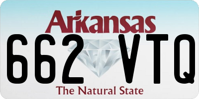 AR license plate 662VTQ