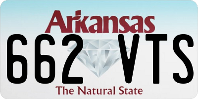 AR license plate 662VTS