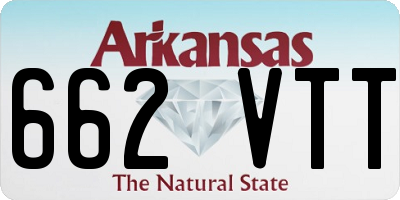 AR license plate 662VTT