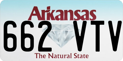 AR license plate 662VTV