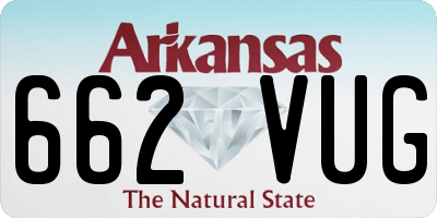 AR license plate 662VUG