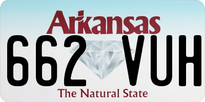 AR license plate 662VUH