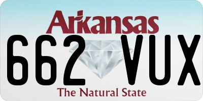 AR license plate 662VUX