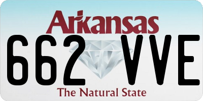 AR license plate 662VVE