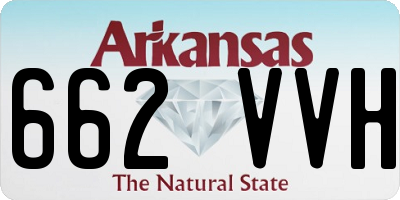 AR license plate 662VVH