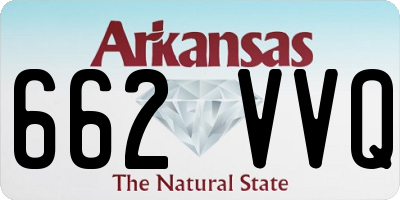 AR license plate 662VVQ