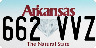 AR license plate 662VVZ