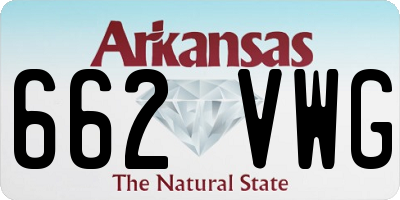 AR license plate 662VWG