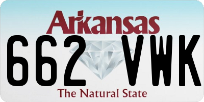 AR license plate 662VWK