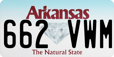 AR license plate 662VWM