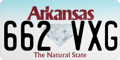 AR license plate 662VXG