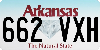 AR license plate 662VXH