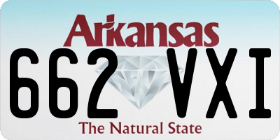 AR license plate 662VXI