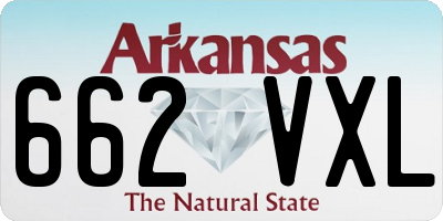 AR license plate 662VXL