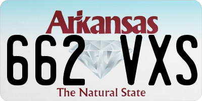 AR license plate 662VXS