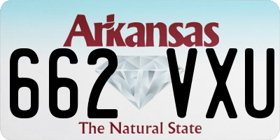 AR license plate 662VXU