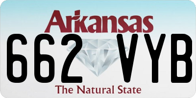 AR license plate 662VYB