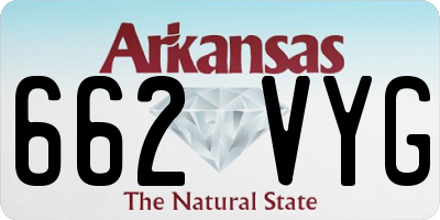 AR license plate 662VYG