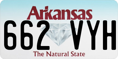 AR license plate 662VYH