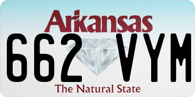 AR license plate 662VYM