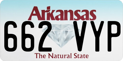 AR license plate 662VYP