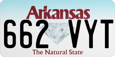 AR license plate 662VYT