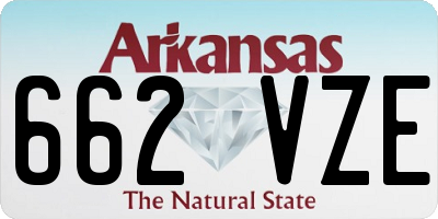 AR license plate 662VZE