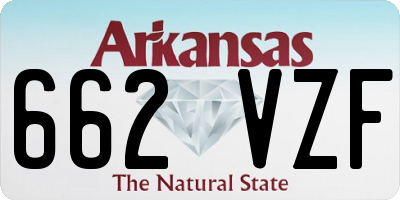 AR license plate 662VZF