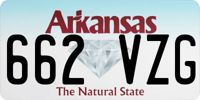 AR license plate 662VZG