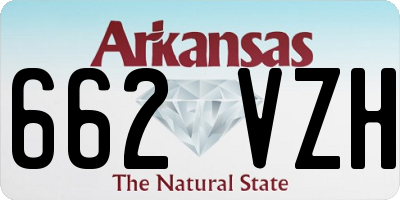 AR license plate 662VZH