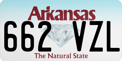 AR license plate 662VZL