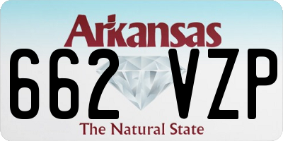 AR license plate 662VZP