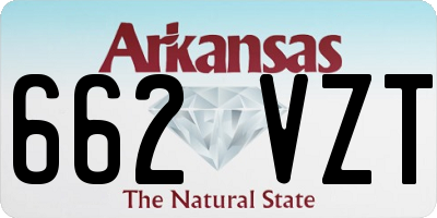AR license plate 662VZT