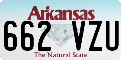 AR license plate 662VZU