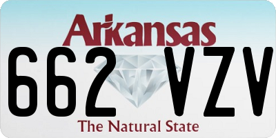 AR license plate 662VZV