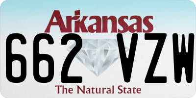 AR license plate 662VZW
