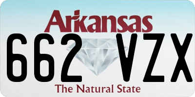 AR license plate 662VZX