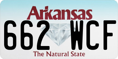 AR license plate 662WCF