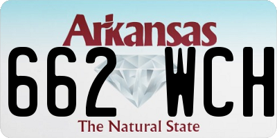 AR license plate 662WCH