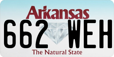 AR license plate 662WEH
