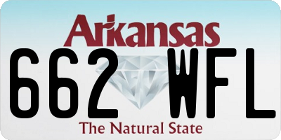 AR license plate 662WFL