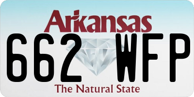 AR license plate 662WFP