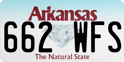 AR license plate 662WFS