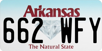 AR license plate 662WFY