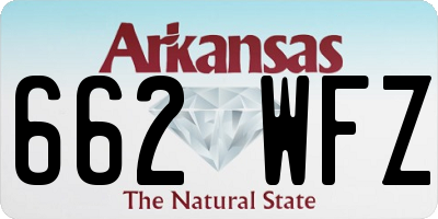 AR license plate 662WFZ