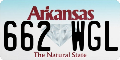 AR license plate 662WGL