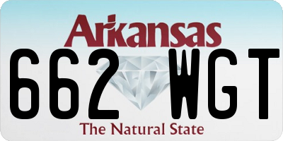 AR license plate 662WGT